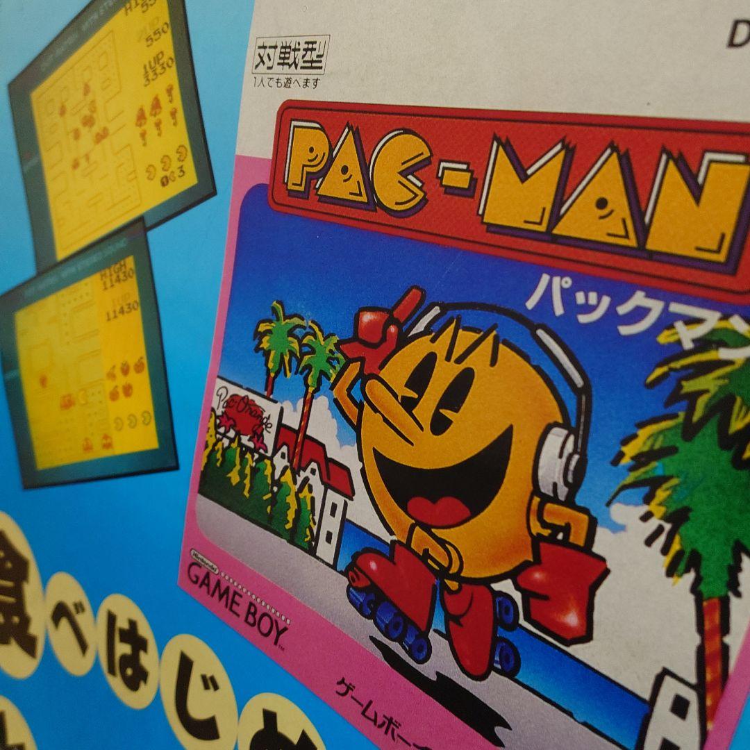 珍品 ナムコ パックマン ゲームボーイ 短冊ポスター