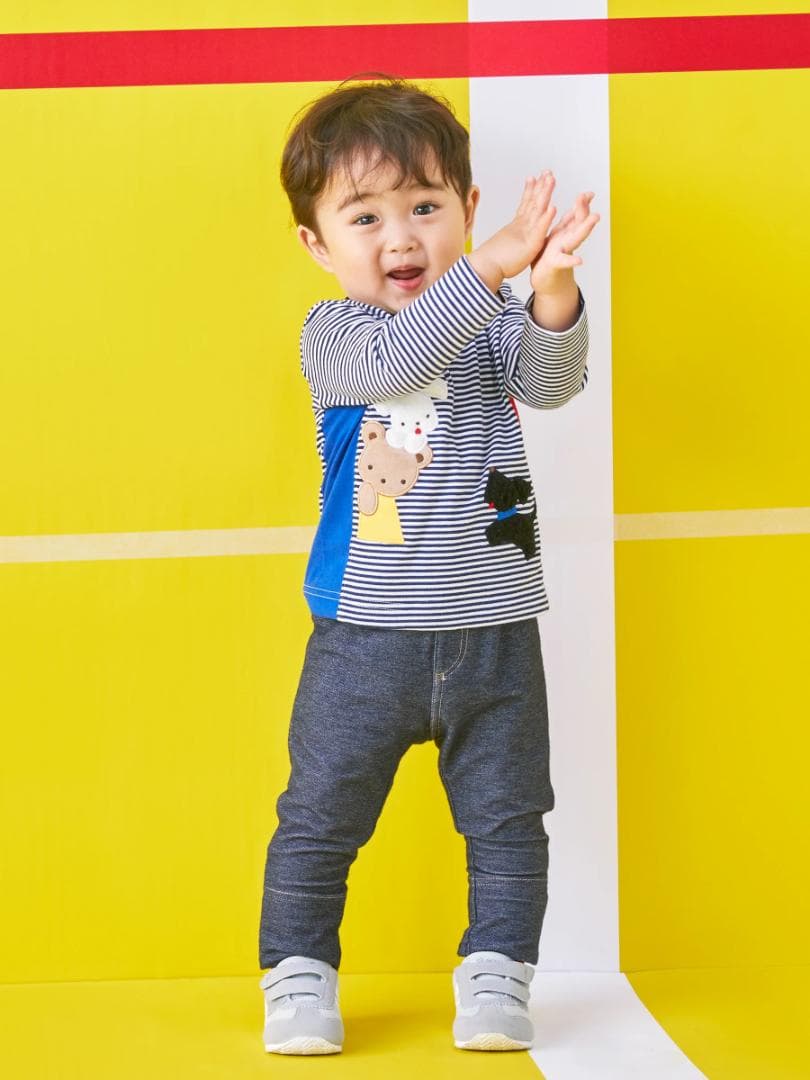 【新品 未使用】 familiar ファミリア 長袖 トップス 80cm ロンT