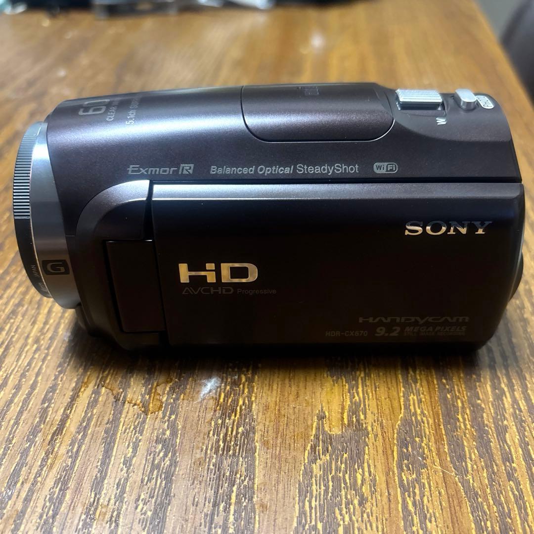 SONY HDR-CX670 HDビデオカメラ