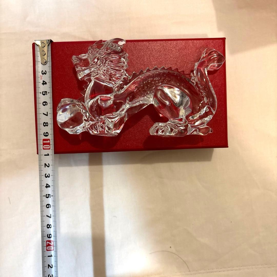 美品　バカラ　干支オブジェ　ドラゴン　箱付き