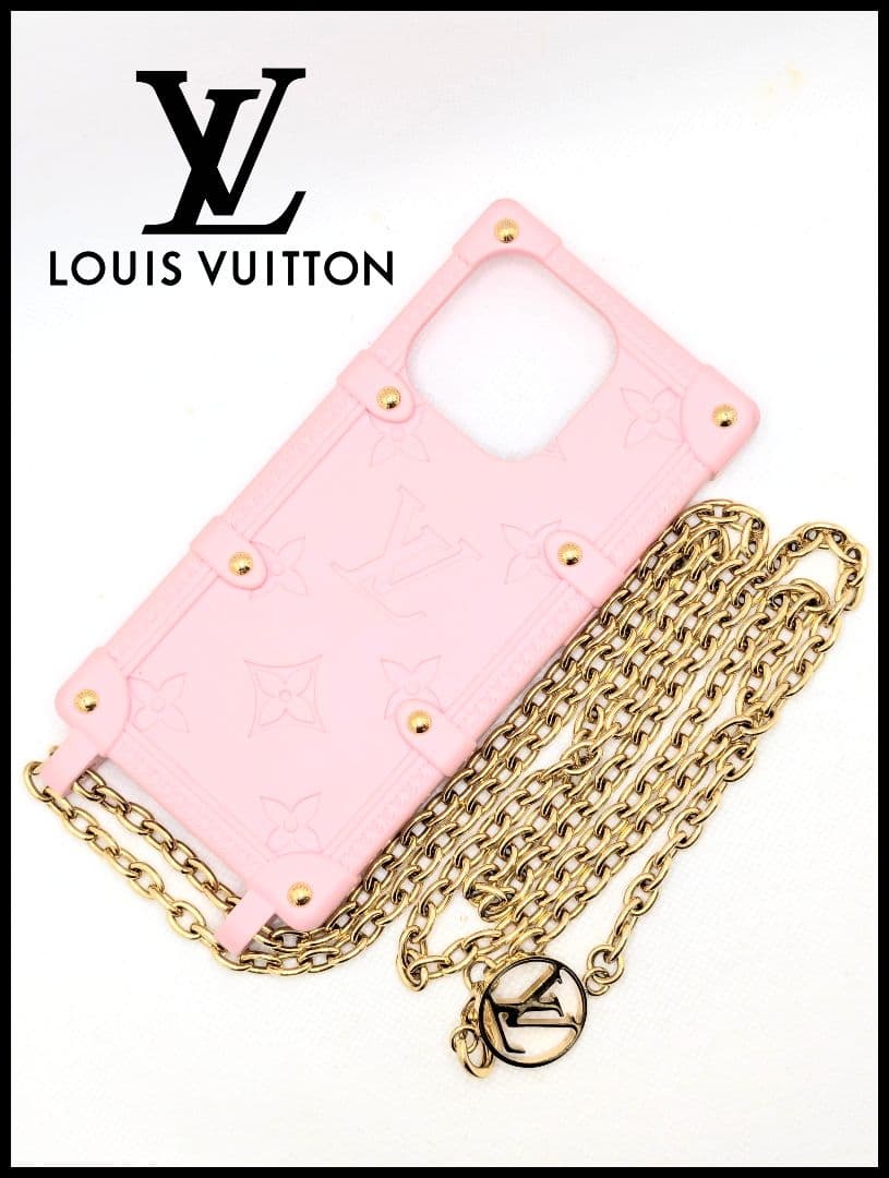 ✨美品✨ルイヴィトン モノグラム リ トランク IPHONE14PRO ピンク
