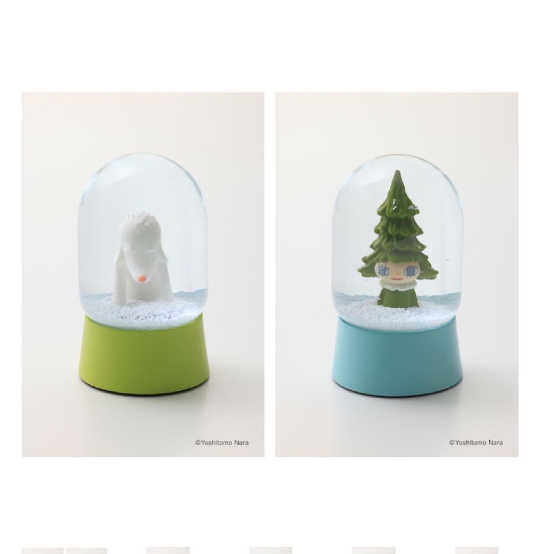 【新品】奈良美智　スノードーム　あおもり犬　森の子