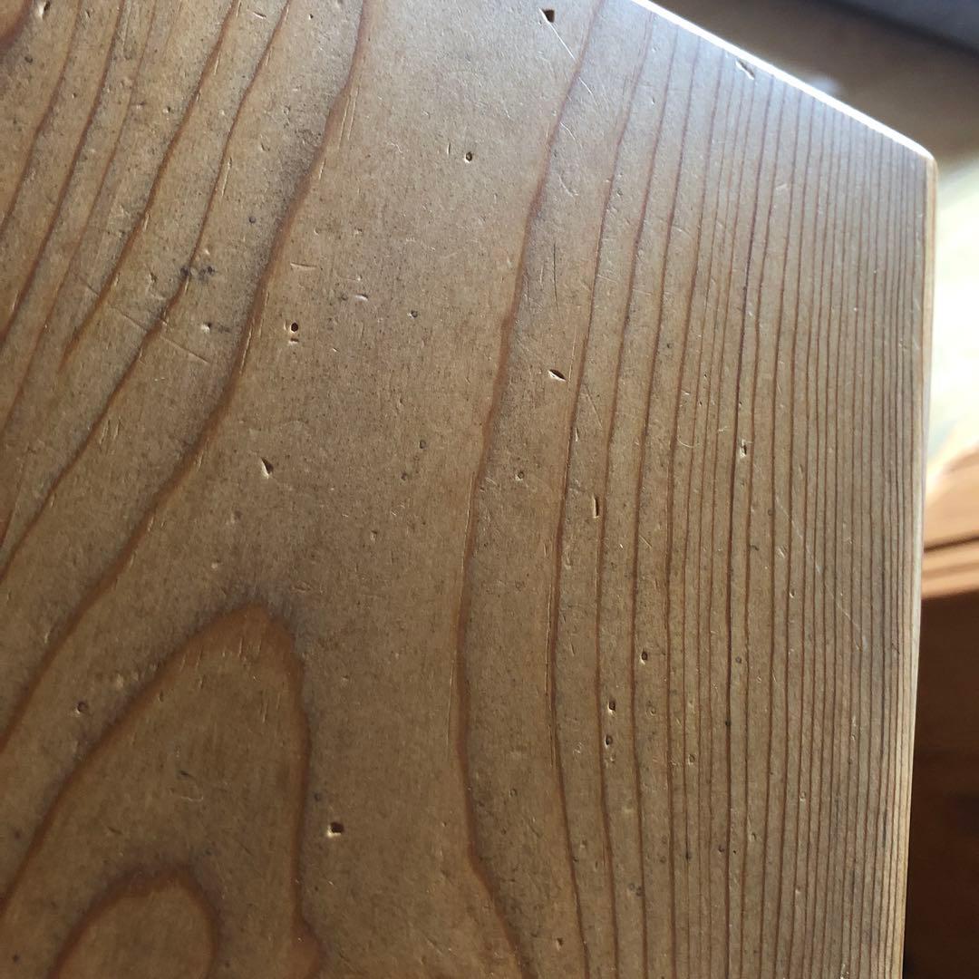 カントリー家具　本棚付きデスク