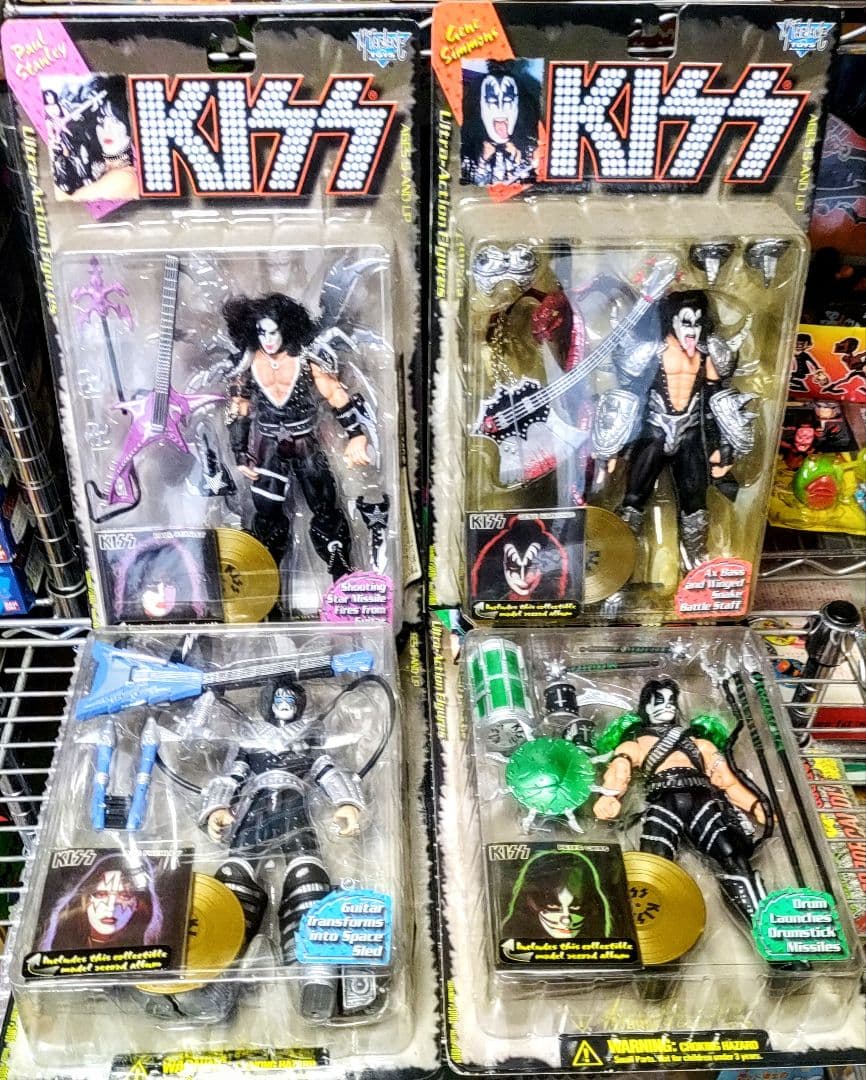 フィギュア★KISS 4体セット★マクファーレン・バンド・エースフレーリー