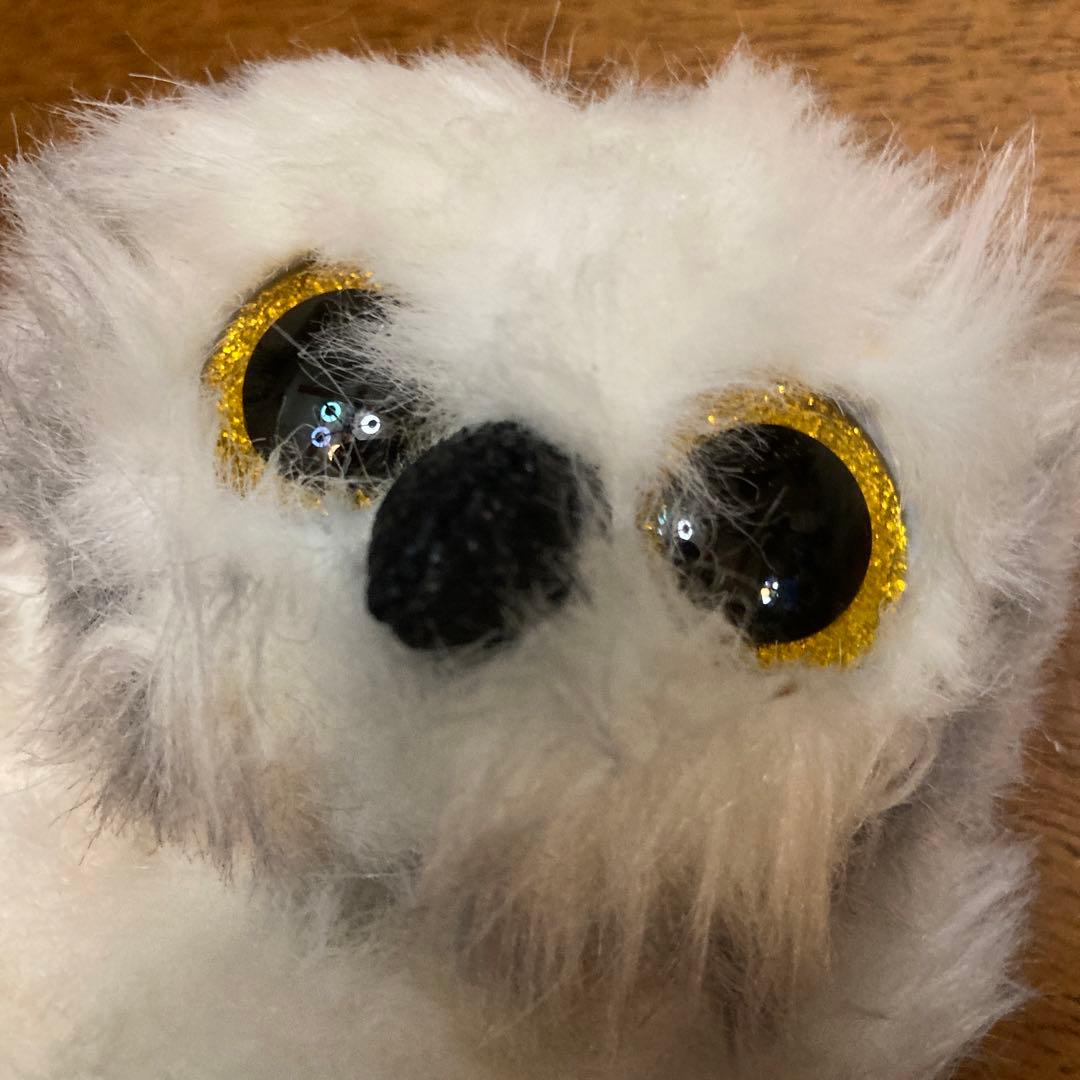 TY タイ　ぬいぐるみ　フクロウ　白　owl