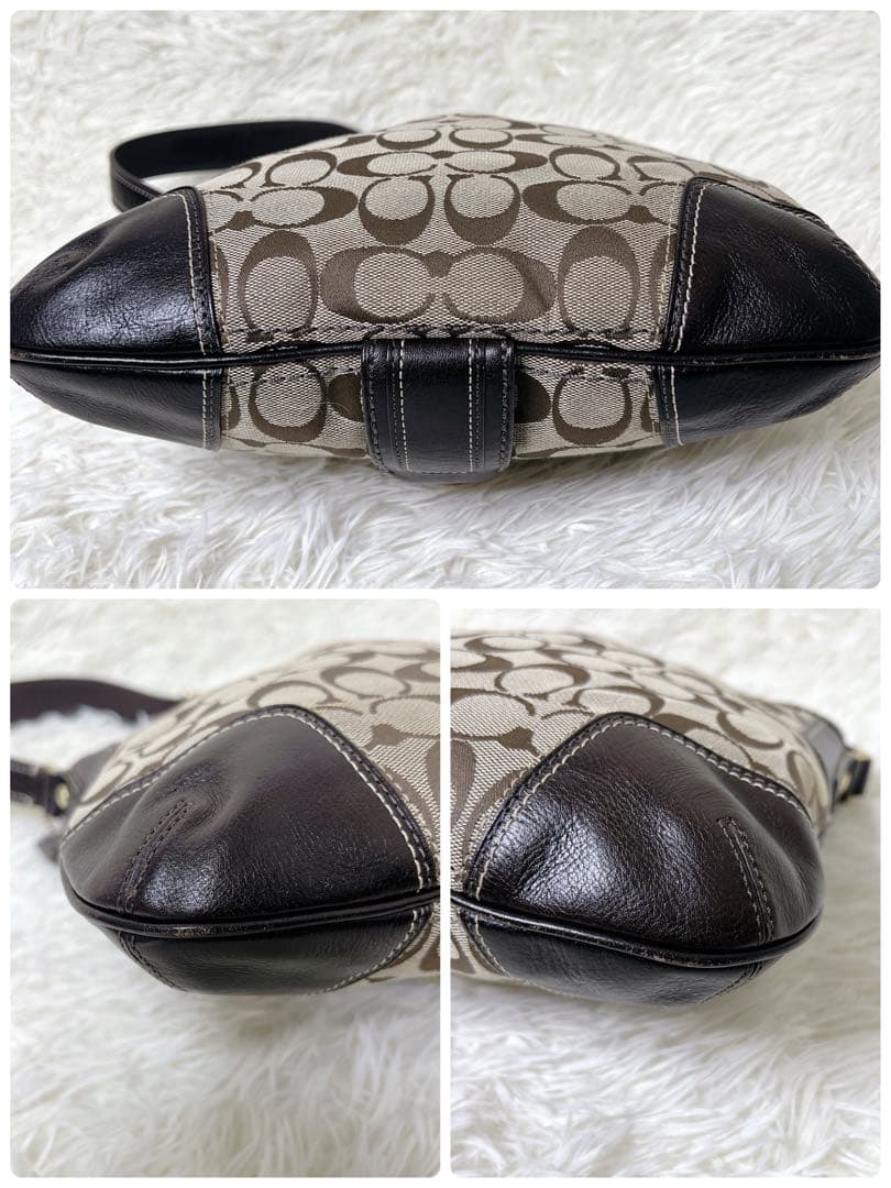 バッグ COACH Signature Half Moon Y2K Shoulder