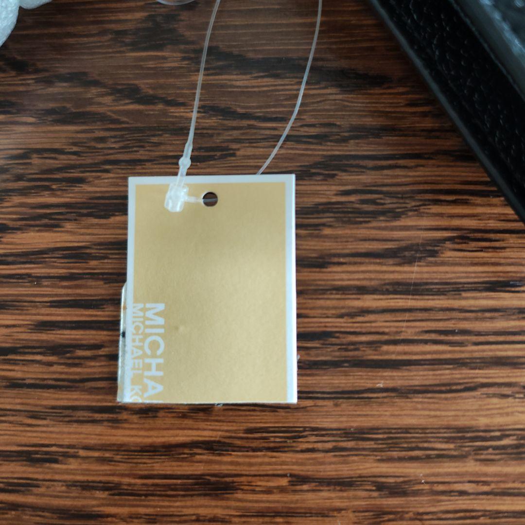 【新品・未使用】MICHAEL KORS ブラックレザー長財布 リストレット