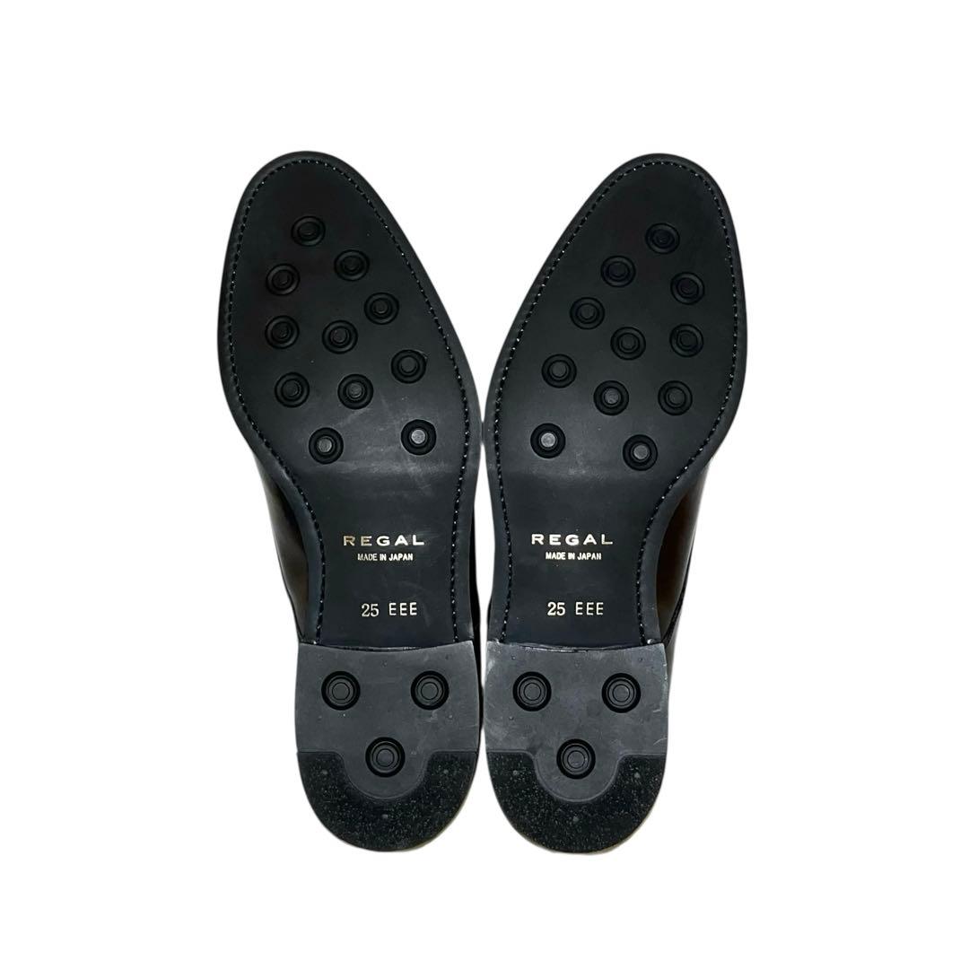 【新品同等品】◾️REGAL◾️プレーントゥ◾️W314◾️外羽根◾️レザー◾️ブラック