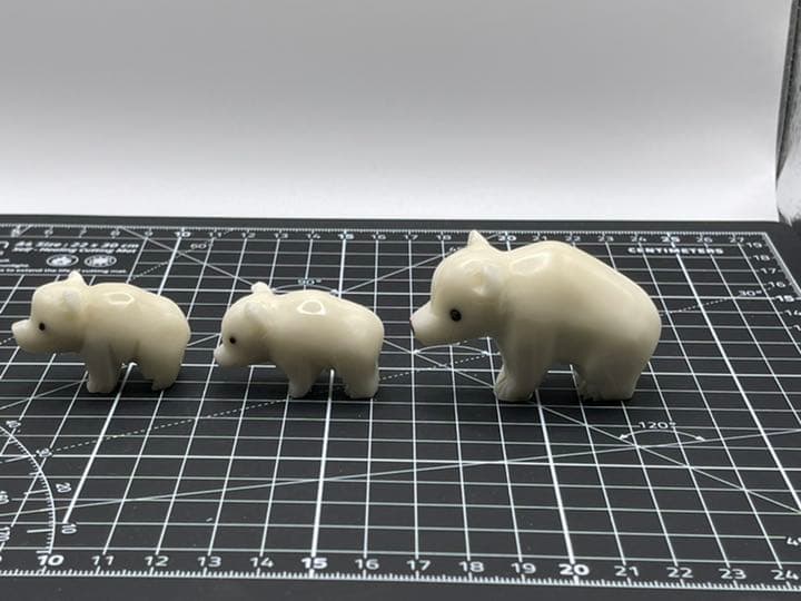 ナンタケットバスケット タグアナッツ 飾り クマの親子 6