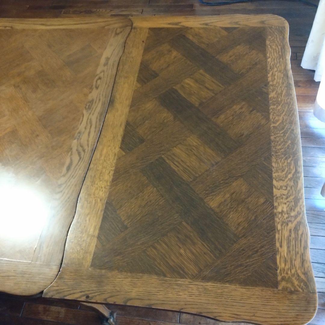 わかば様お取り引き品　 アンティーク　伸長式テーブル　エクステンションテーブル