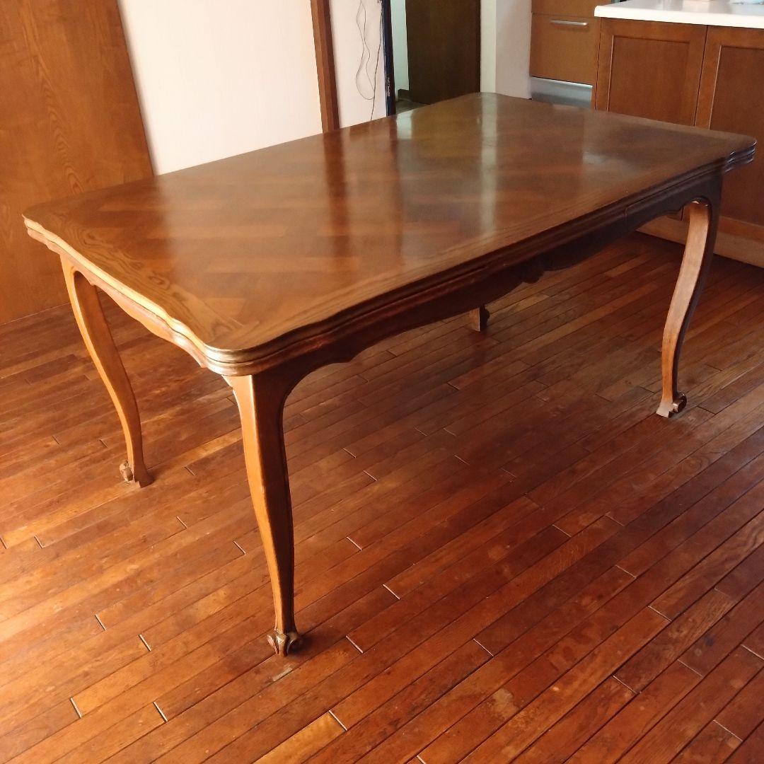 わかば様お取り引き品　 アンティーク　伸長式テーブル　エクステンションテーブル