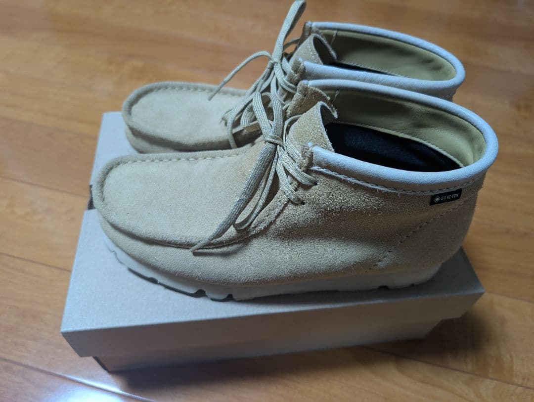 CLARKS クラークス　ゴアテックス　 GORE-TEX　ワラビー　ベージュ