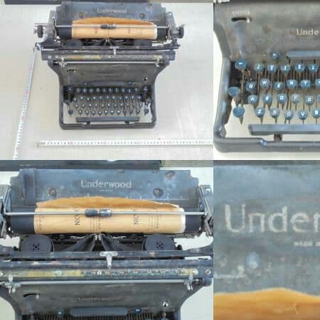 AKa5723　Ｕｎｄｅｒｗｏｏｄ　タイプライターＭＡＤＥ　ＩＮ　ＵＳＡジャンク
