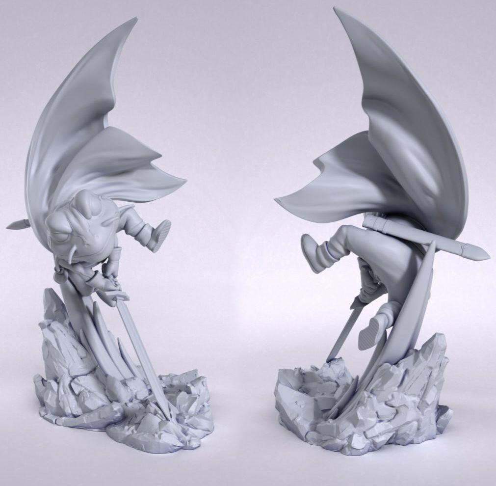 カエル 1/10 フィギュア ガレージキット 未塗装未組立 クロノ・トリガー