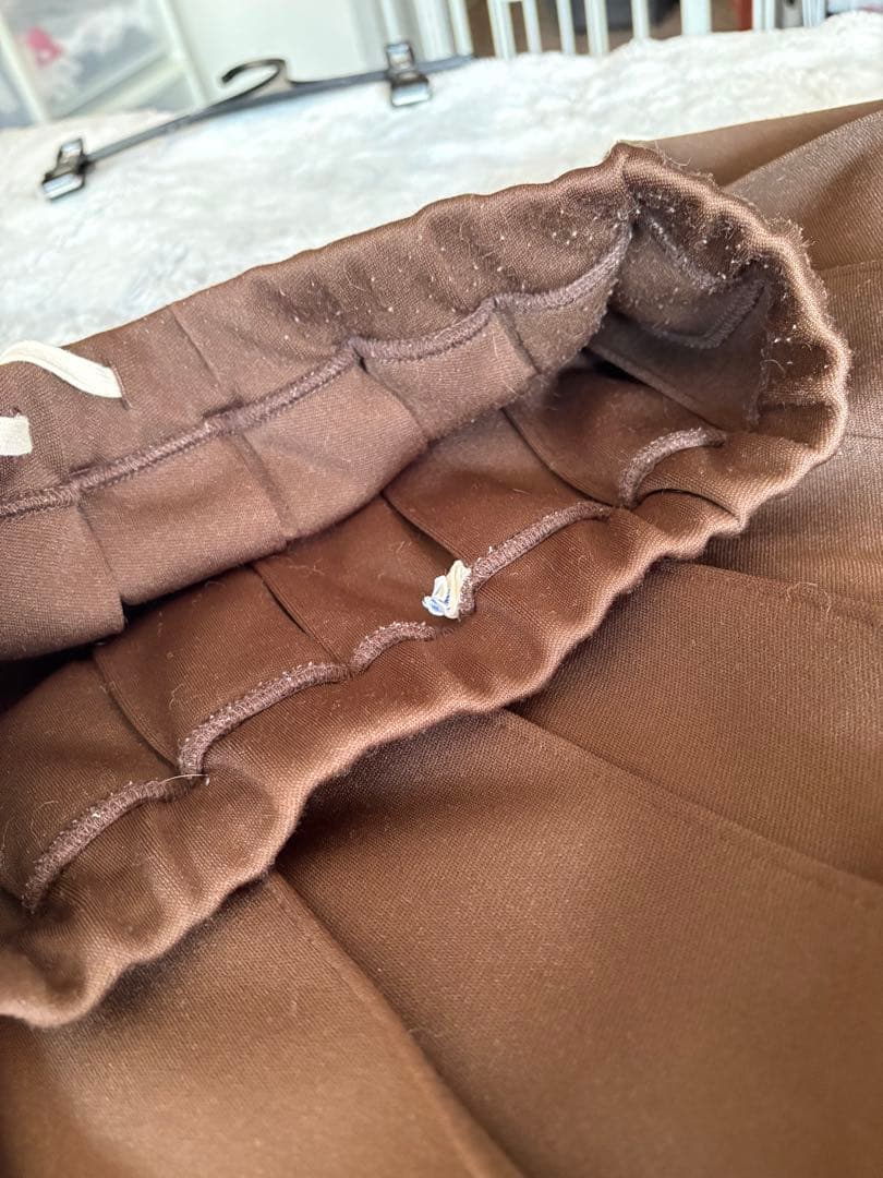 コムデギャルソン　ローブドシャンブル　サイドラインプリーツスカート