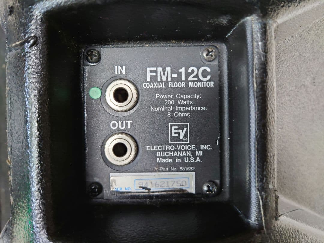 ★ELECTRO-VOICE FM-12C PAスピーカー