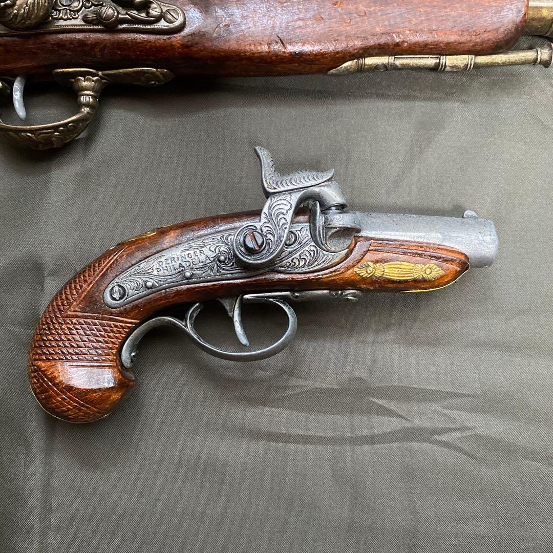 フリントロック　モデルガン　古式銃　海賊　ピストル　5丁セット　【ジャンク扱い】