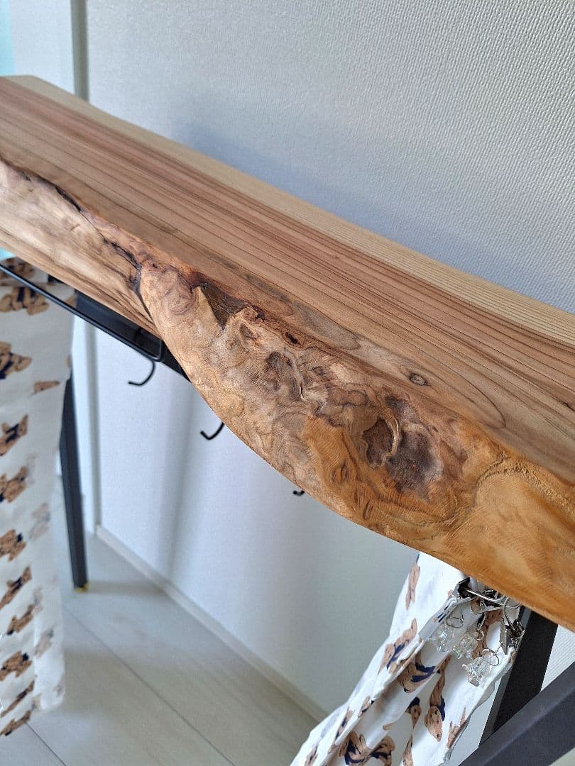 コンソールテーブル　無垢材　杉　ハンドメイド