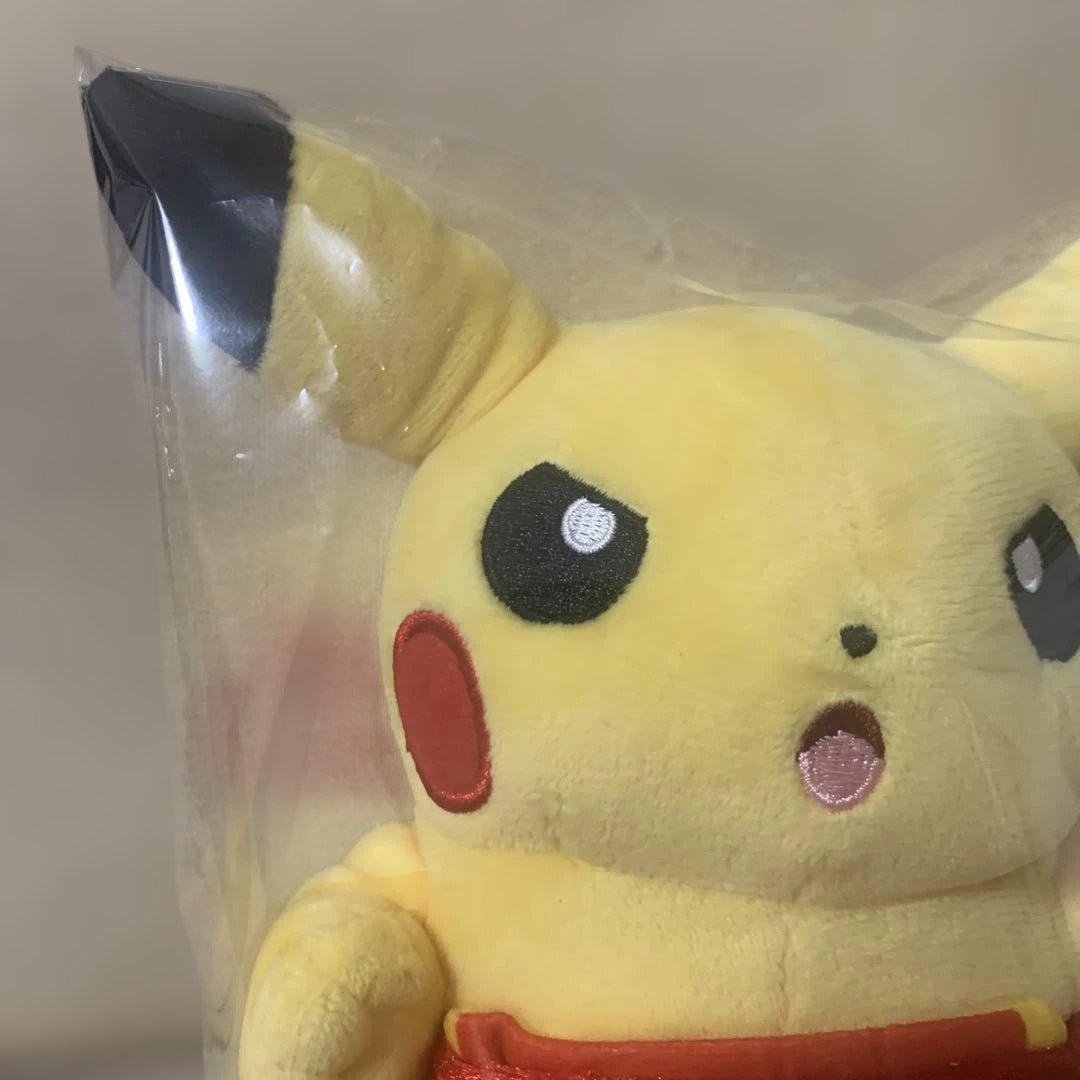 ポケモンセンターDX 1周年記念　ピカチュウ　力士　ぬいぐるみ