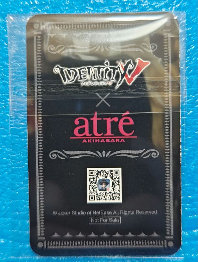 第五人格　アトレ　スクエア缶バッジ＆カードセット