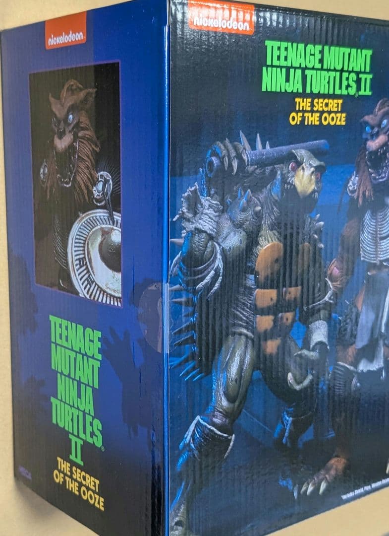 ネカ TMNT トッカ&ラザー ミュータント・タートルズ２フィギュア NECA