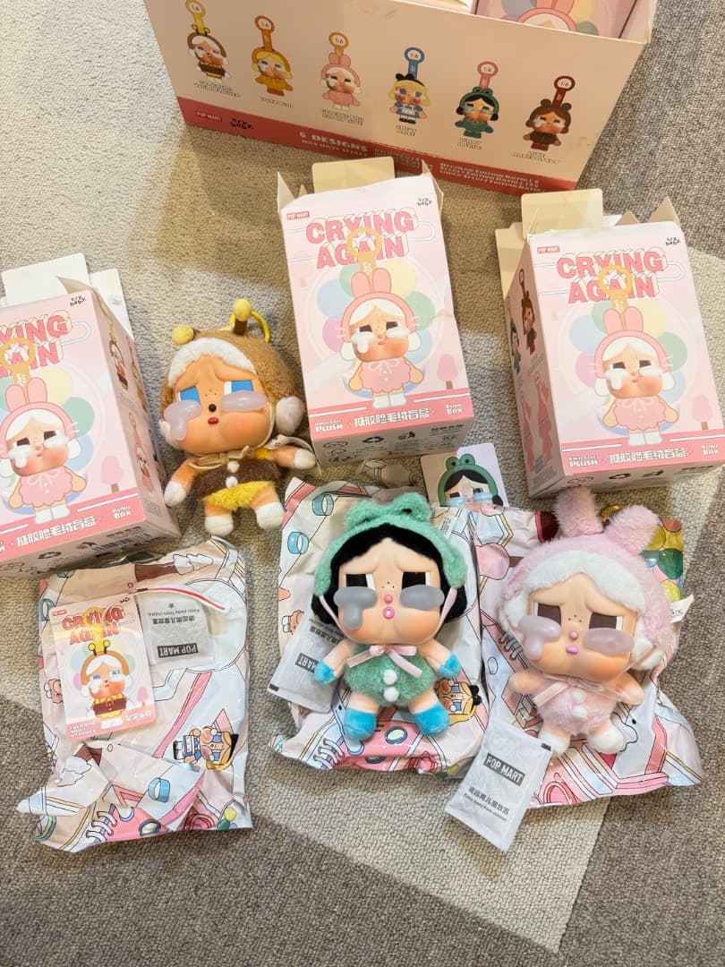 Crying Again ぬいぐるみ 3体セット