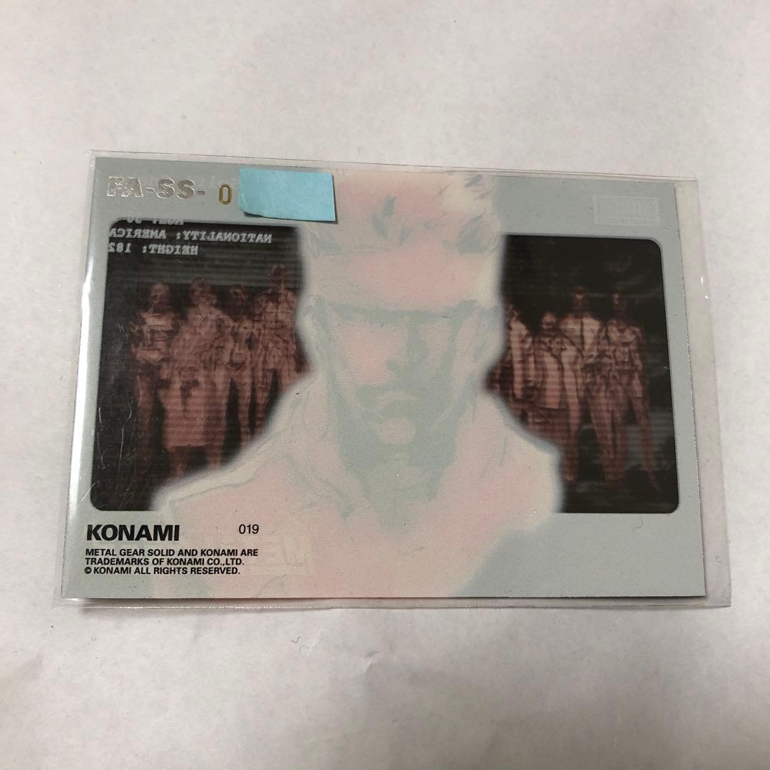 その他 L GEAR SOLID Trading Card #19 GOLDEN