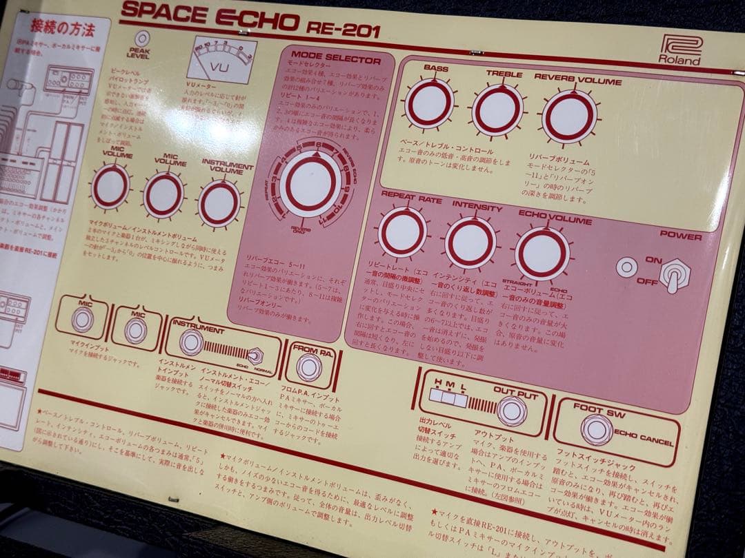 Roland RE-201 Space Echo メンテ終えたばかり