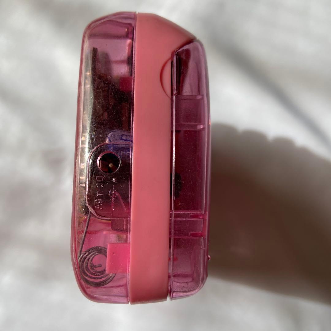 ★超レア★　ハローキティ 　スケルトンカセットプレーヤー ピンク　ウォークマン