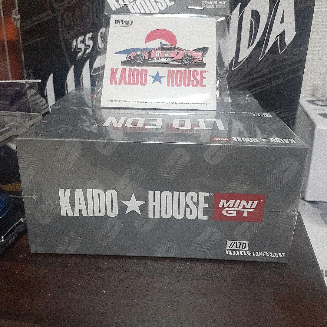 Kaido MiniGt エアロ ポリス スカイライン R34 ピン付き。