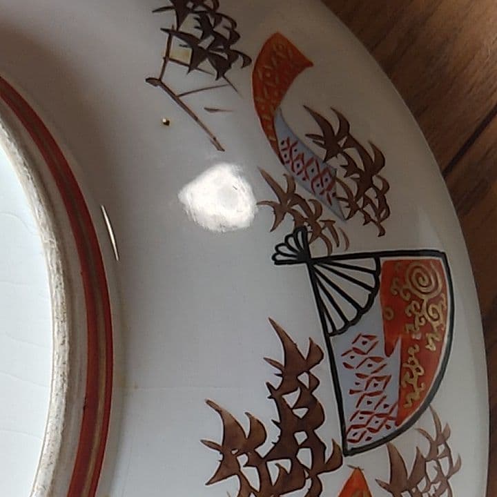 九谷焼大皿（26センチ)二枚組