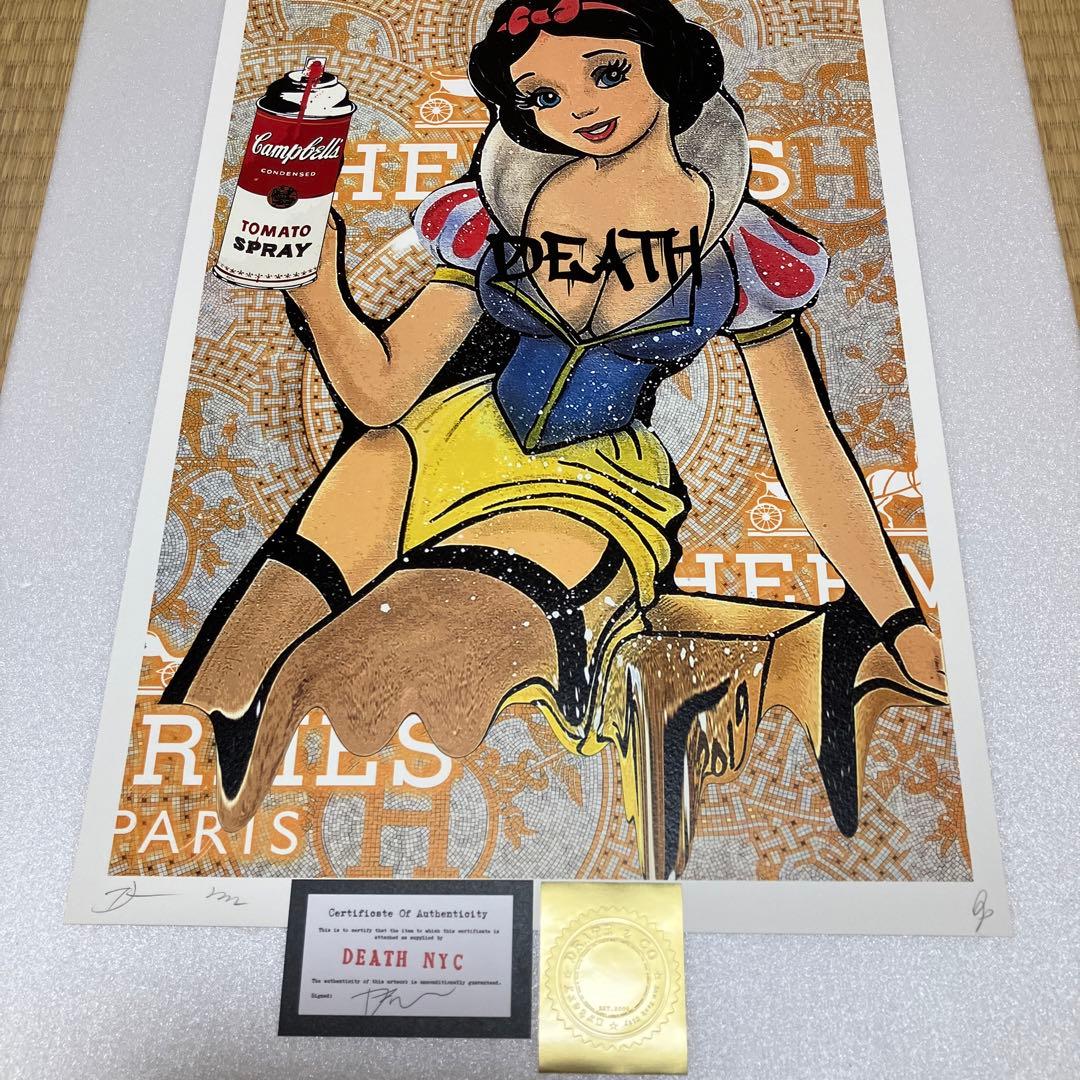 DEATH NYC アートポスター　限定品　ディズニー　白雪姫