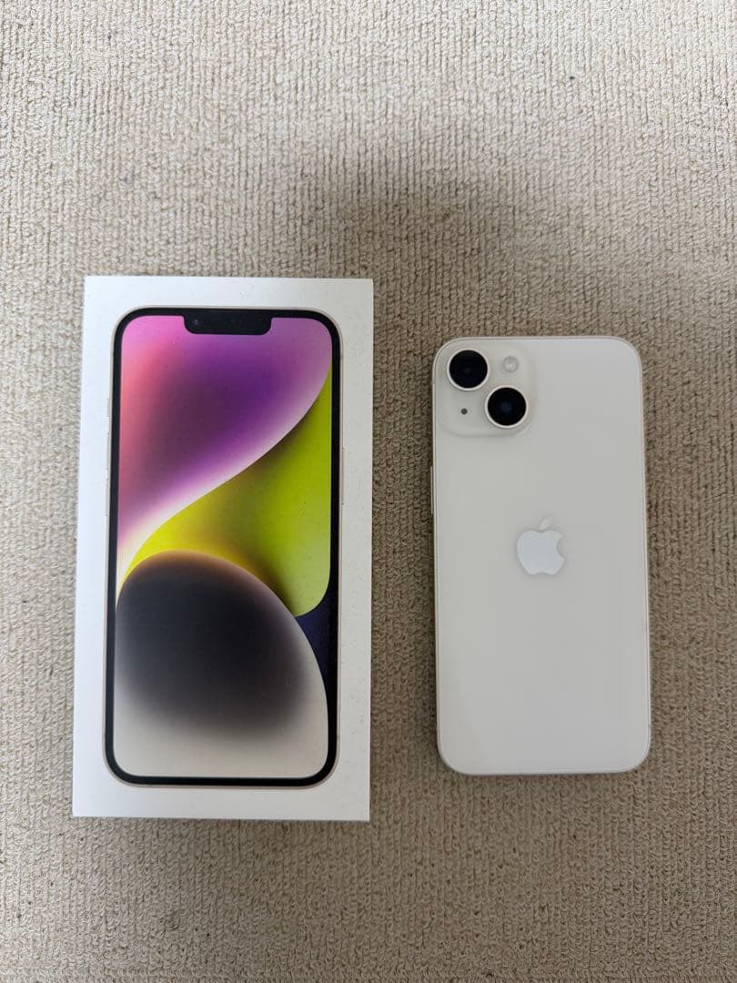 iPhone14 本体 スターライト 256GB
