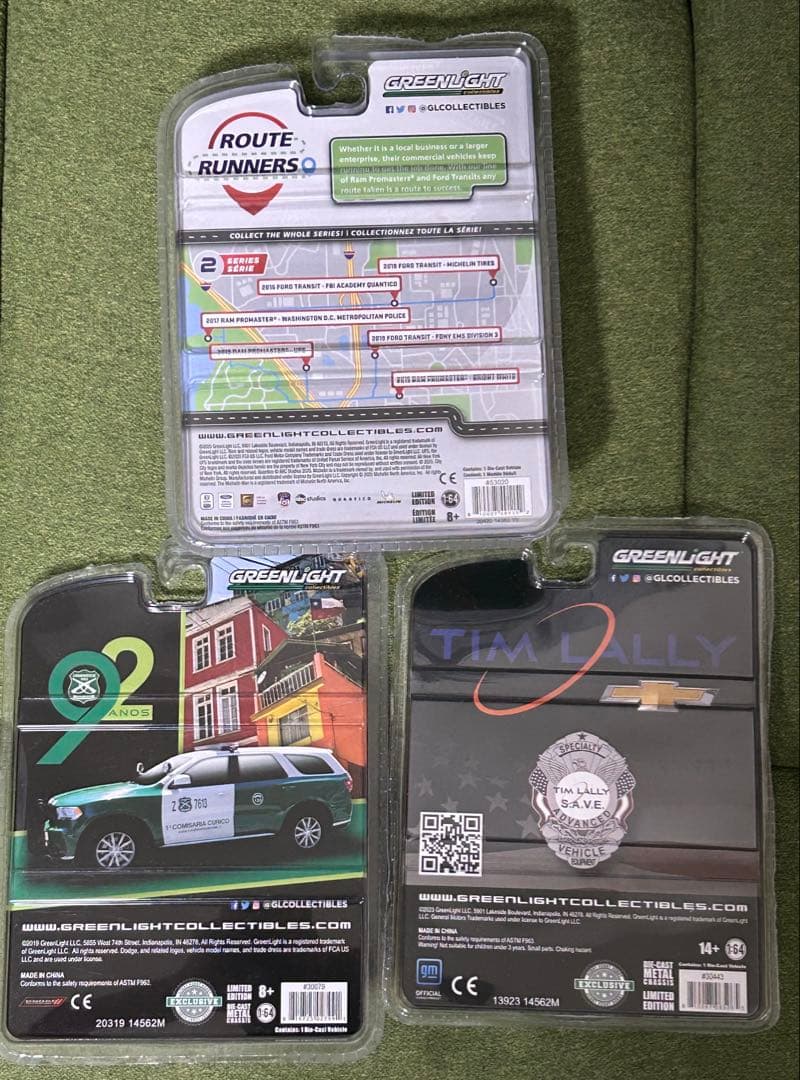 GREENLIGHT 1/64 グリーンライト アメリカン ポリスカー 7種