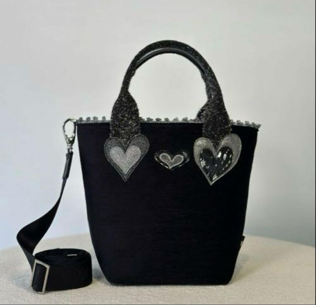 空ページ　シンクビー　新品　グリッターブラックハート