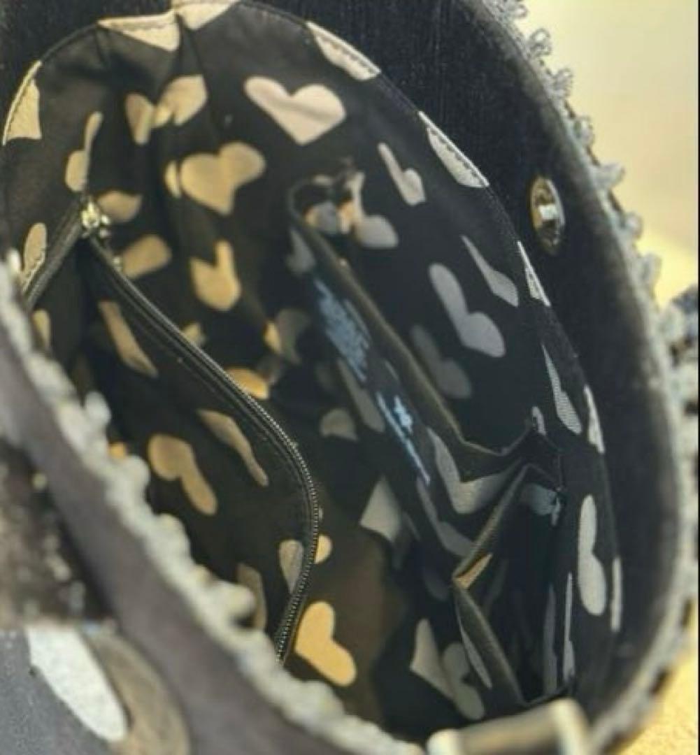 空ページ　シンクビー　新品　グリッターブラックハート