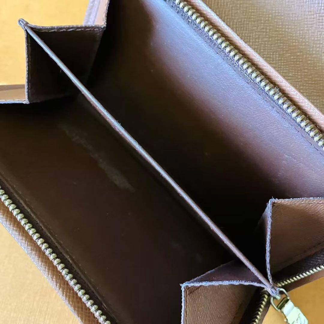 LOUIS VUITTON モノグラム トレゾール L字折り財布 内側リペア品❣️