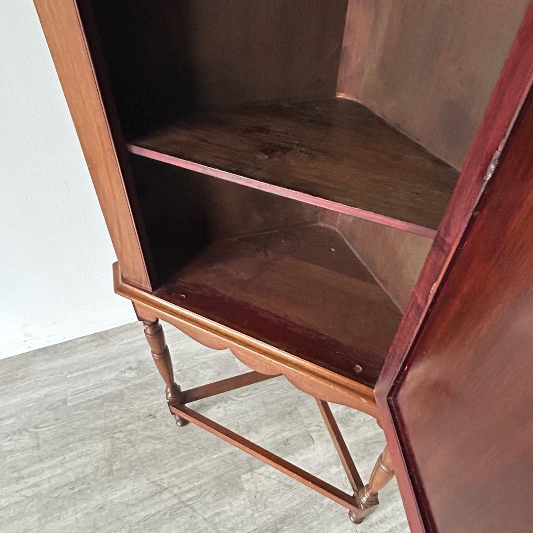 【最終値下げ】イギリス アンティーク　家具 コーナーキャビネット 296A