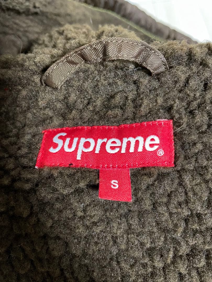 supreme シュプリーム　ジャンバー　茶色　Sサイズ