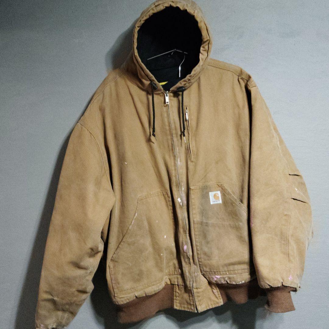 こ*き様 Carharttカーハートアクティブジャケット ダック生地