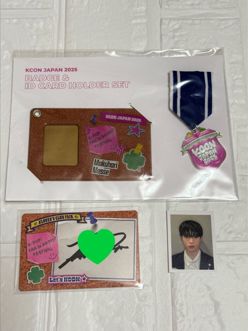 KCON JPAN 2025 JO1 與那城奨 直筆サイン　他セット