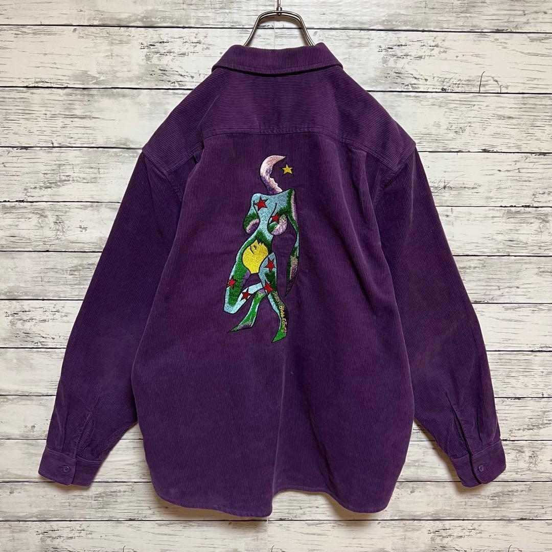 2024【入手困難】シュプリーム♤刺繍ビッグロゴ　コーデュロイジャケット即完売品