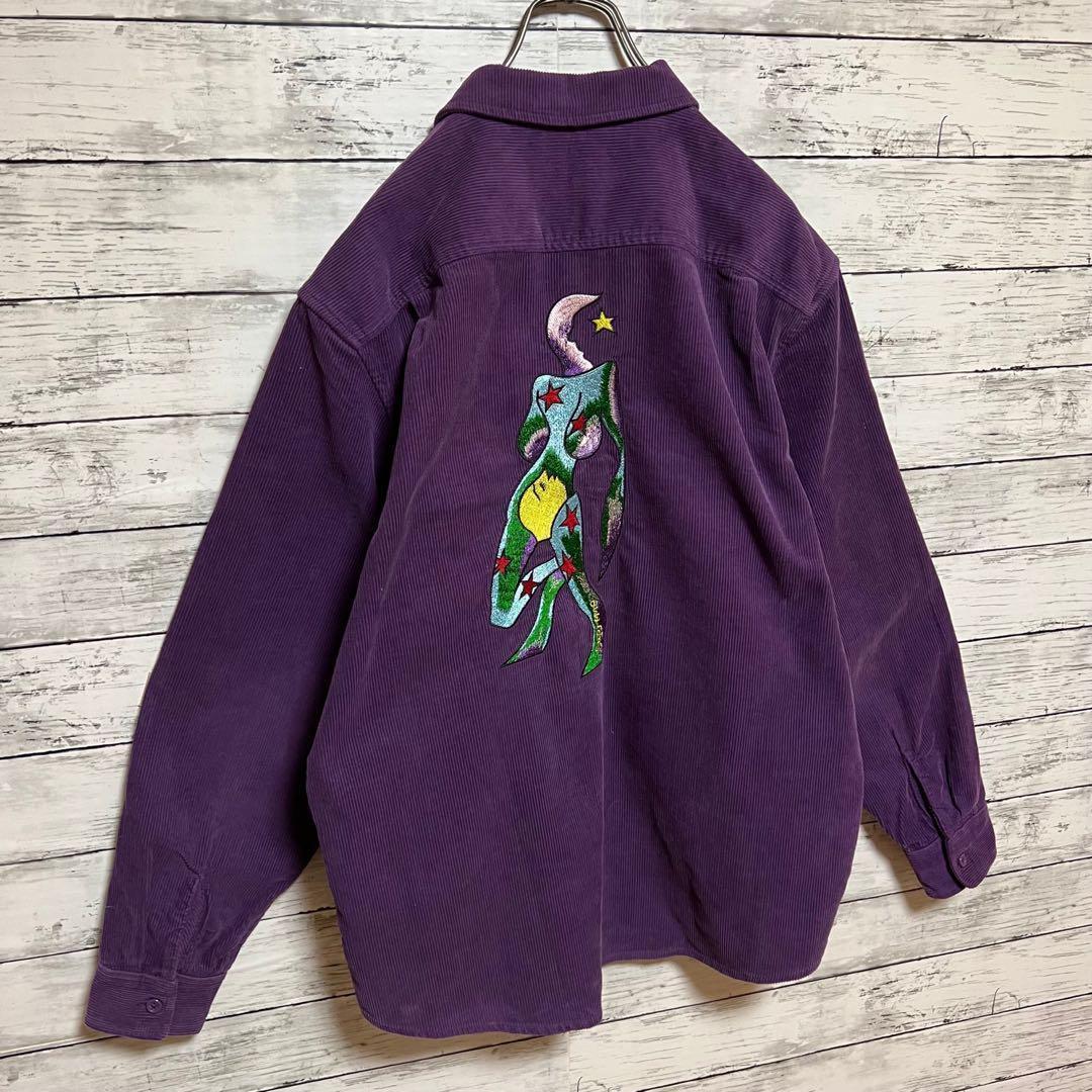 2024【入手困難】シュプリーム♤刺繍ビッグロゴ　コーデュロイジャケット即完売品