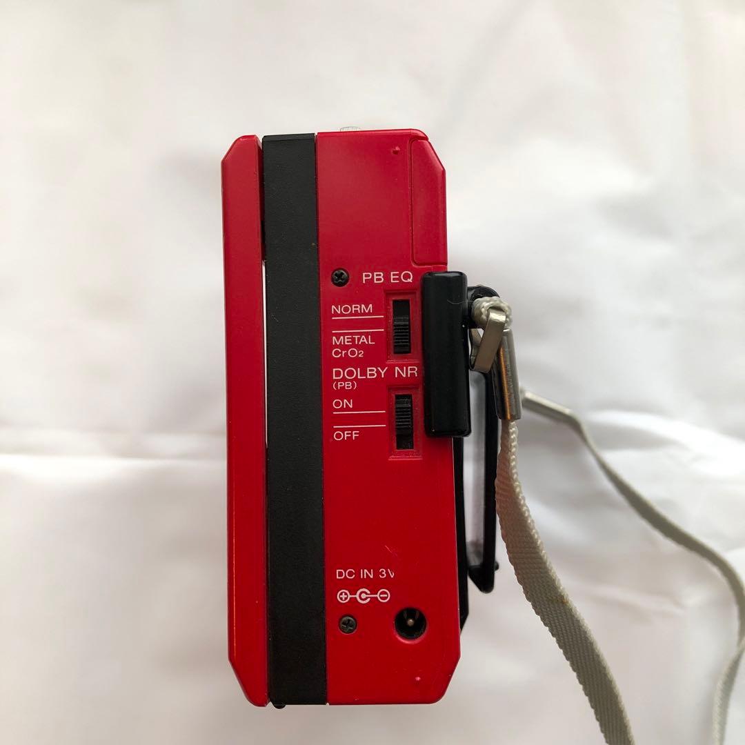 ソニー　カセット　ウォークマン　WMーR15 レッド