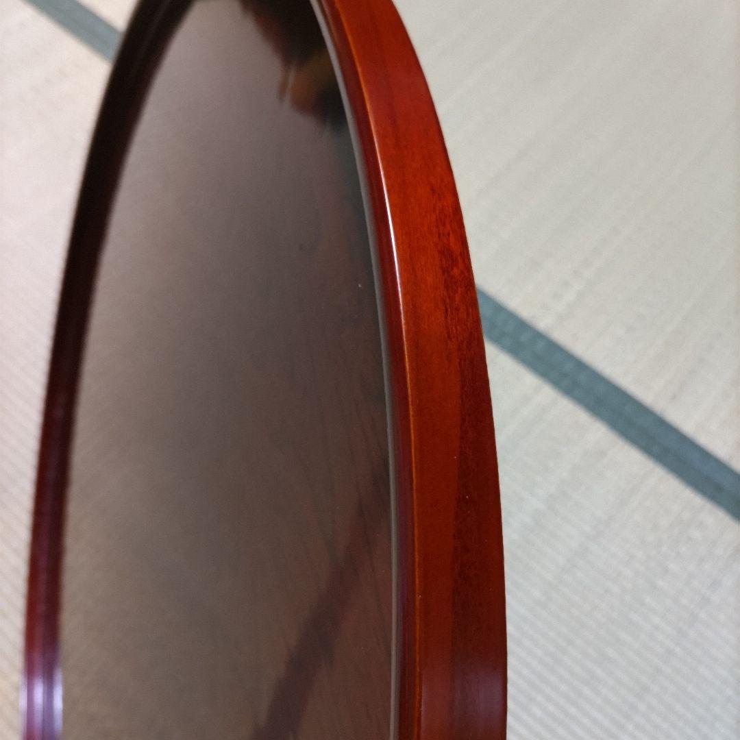 値下げ　方円流　直径二尺三寸（70㌢）会津塗の具列盆　中古