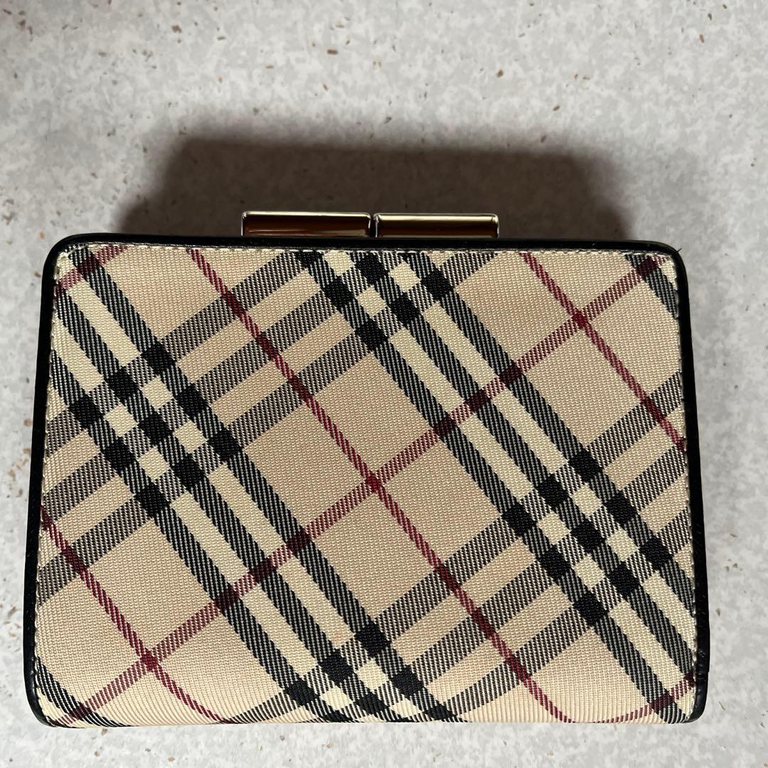 Burberry 二つ折り財布 チェック柄