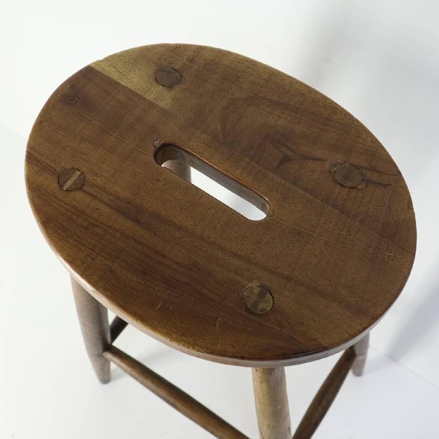 オールドメゾン オーバルスツール 山家シリーズ OMU831LN 座面高70cm