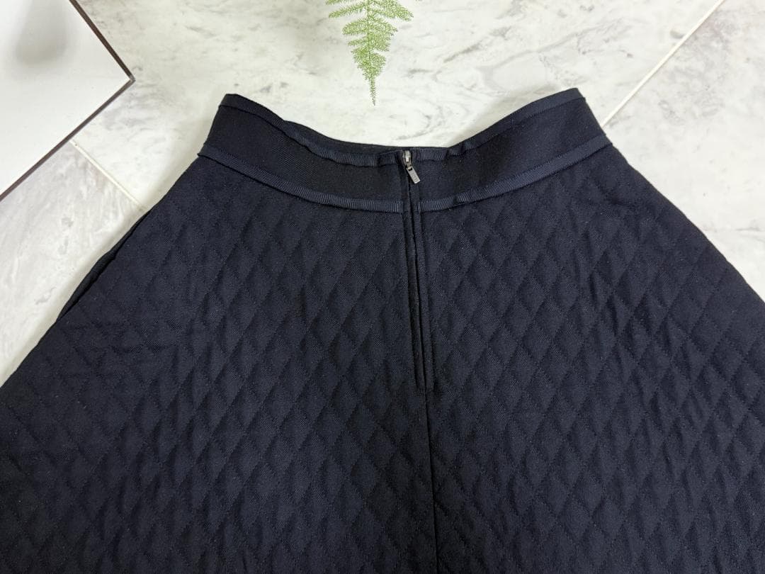 極美品★FOXEY/フォクシーフレアマトラッセ 40 ウール Aライン 別冊掲載