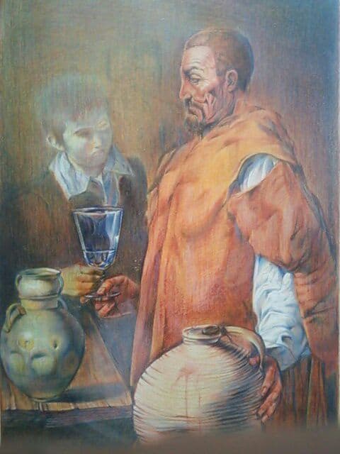 F6サイズ  紙に鉛筆または色鉛筆 額縁無し