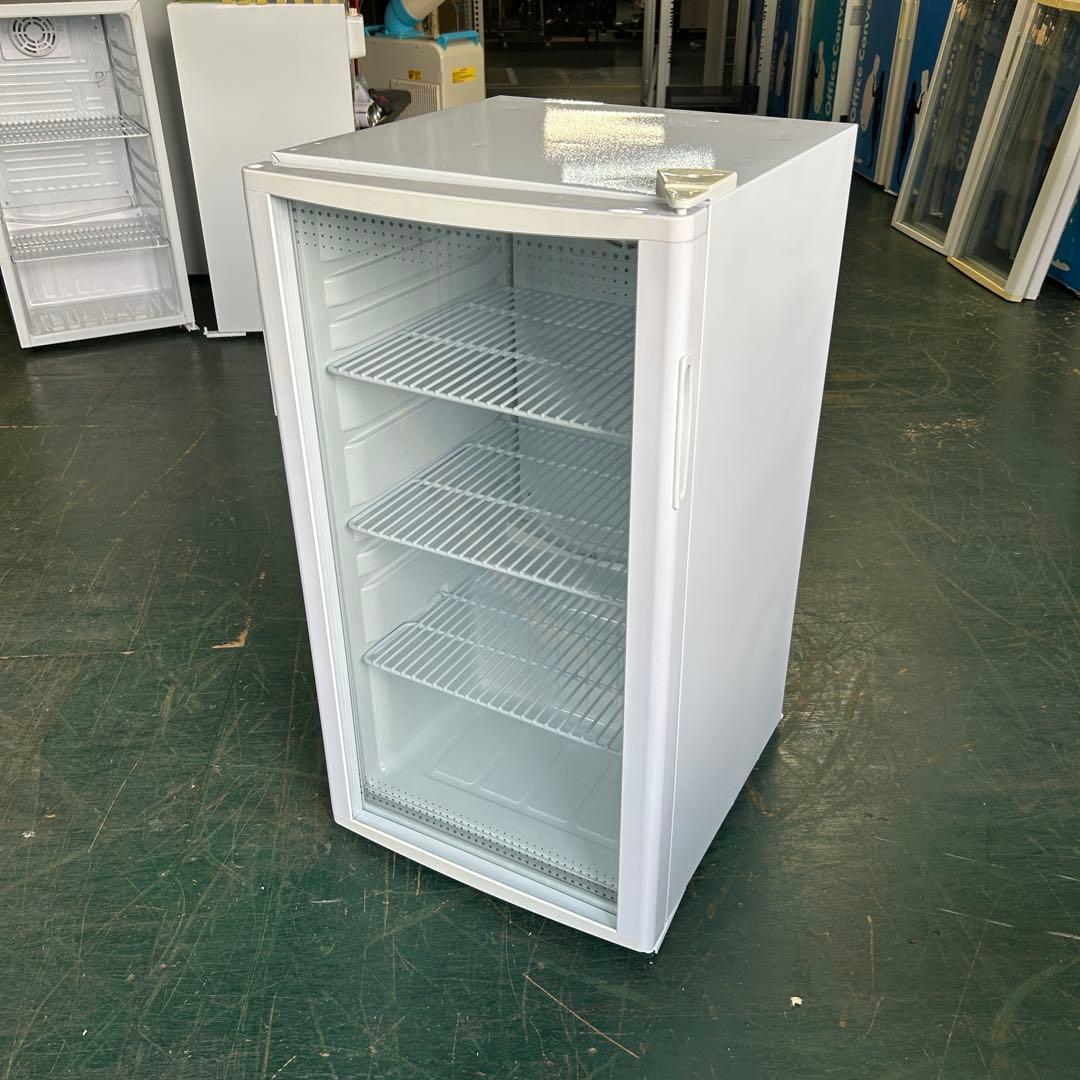 144業務用 冷蔵ショーケース オフィスコンビニ XW-105 左右開き 小型